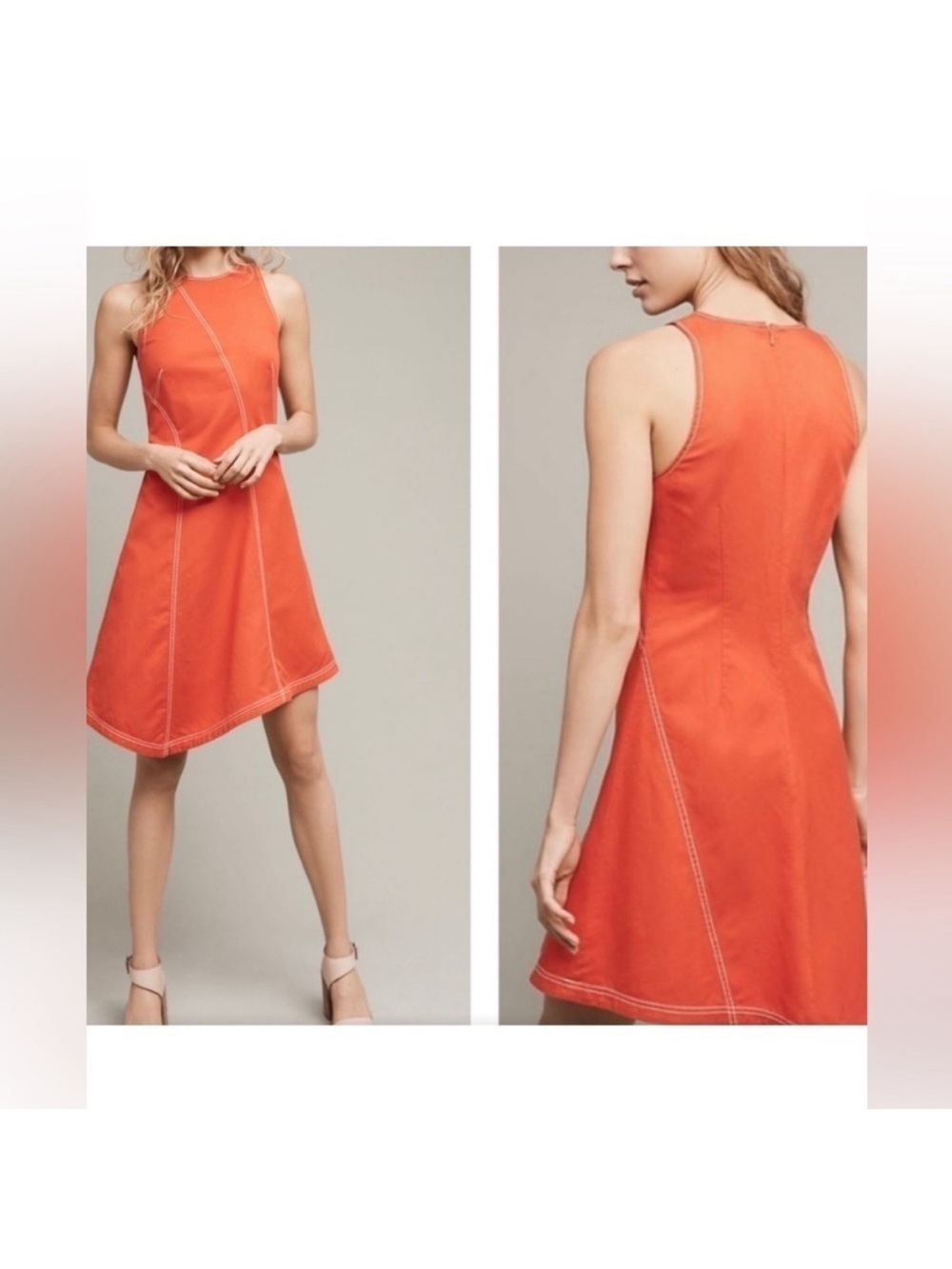 {Anthropologie} Maeve Bileu Asymmetrical Dress